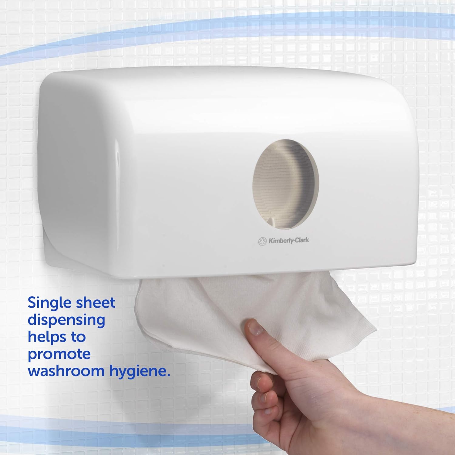 Dispensador de Toallas de Mano Aquarius™ 6956 – Blanco, MultiFold, Sin Contacto, Montaje en Pared, Compacto y Antidesperdicio para Alto Tráfico - Imagen 7