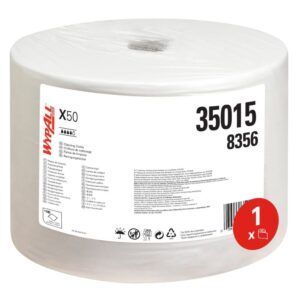 WypAll® X50 Rollo Jumbo 1100 Bayetas Blancas