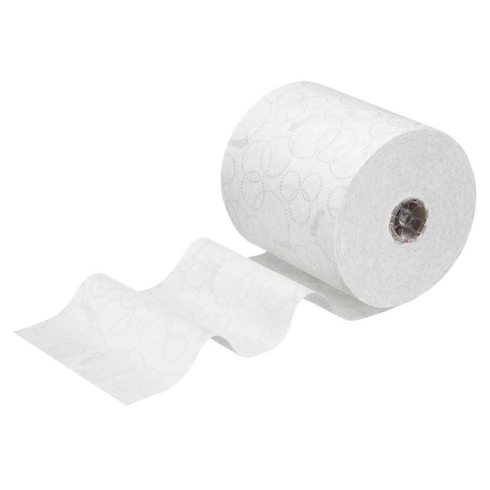 Toallas Secamanos en Rollo Kleenex® Ultra™ 6780 – 6 Rollos x 150 m, 2 Capas, Blancas, Suaves, Airflex™, Ecológicas, Contacto Alimentario - Imagen 5