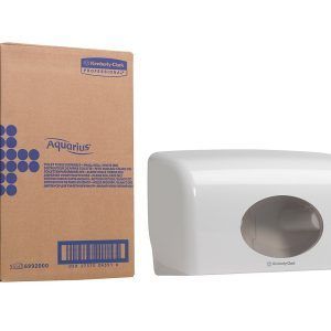 Aquarius™ Dispensador Papel Higiénico Rollo Pequeño Blanco