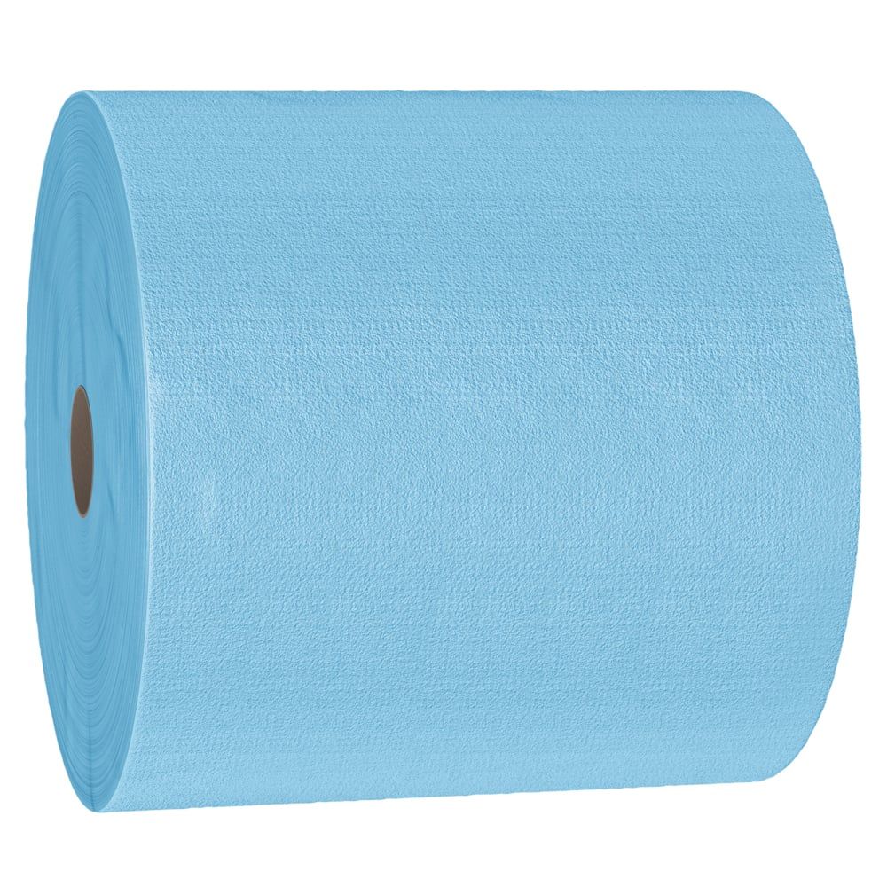 Bayetas Resistentes Azul Industrial WypAll® X70 Power Clean™ 8389 Jumbo Roll - 870 paños - Imagen 2