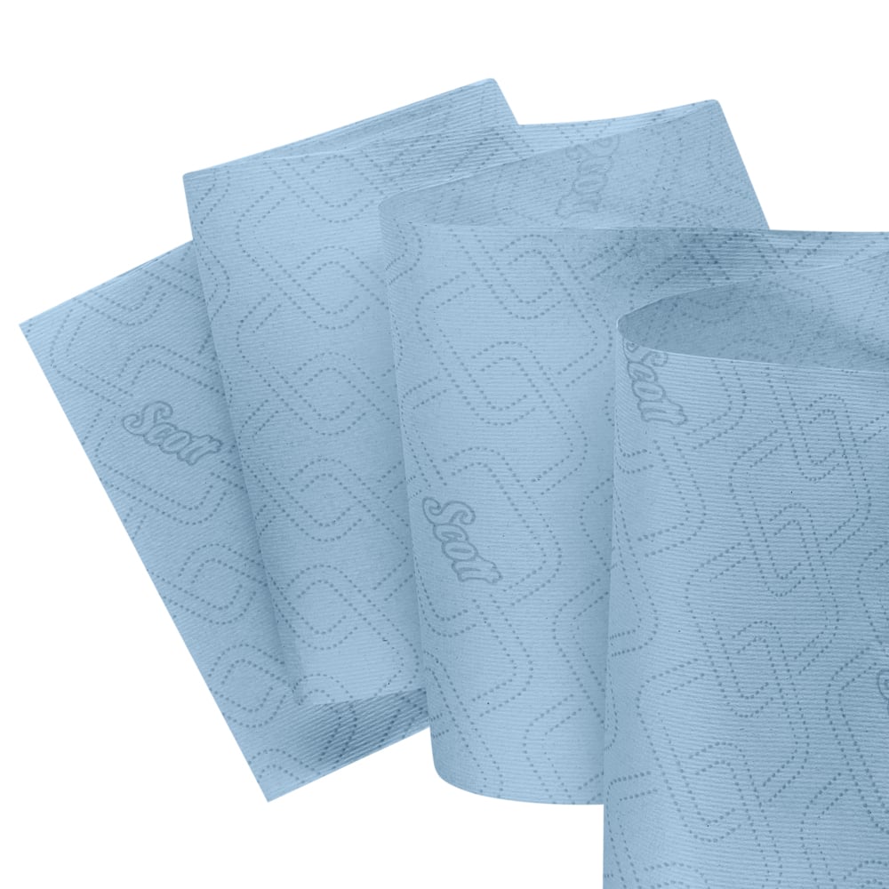 Toallas Secamanos en Rollo Slimroll™ Scott® Essential™ 6696 – 6 rollos de 190 metros, 1 capa, Color Azul, Tecnología Airflex™ - Imagen 5
