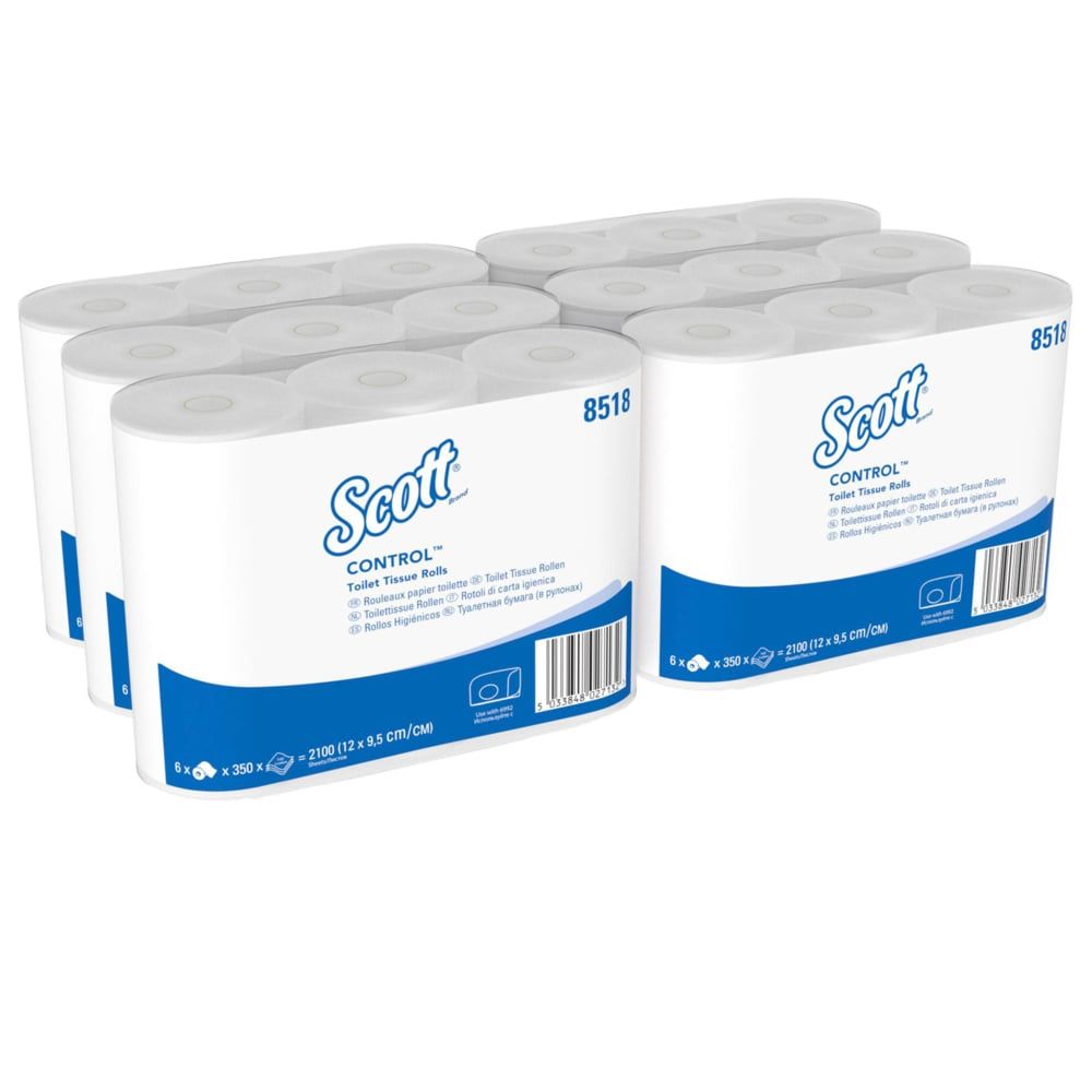 Papel Higiénico Scott® Control™ 8518 – 36 rollos de 350 hojas, 3 capas, 100% Reciclado, Certificación FSC® - Imagen 2