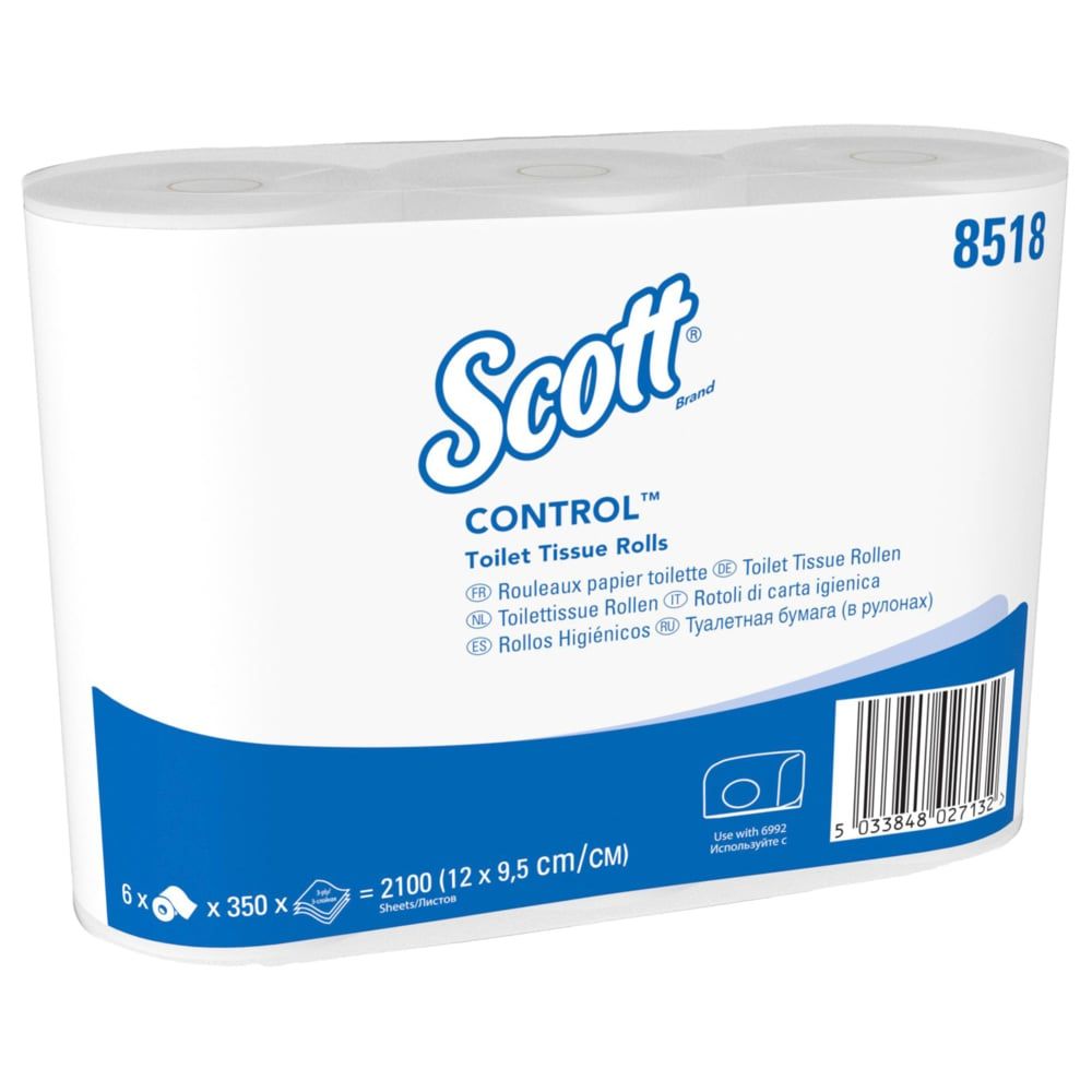 Papel Higiénico Scott® Control™ 8518 – 36 rollos de 350 hojas, 3 capas, 100% Reciclado, Certificación FSC® - Imagen 3