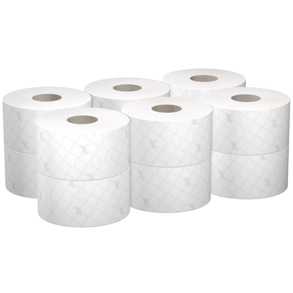 Papel Higiénico Reciclado Rollo Flujo Central 8591 Scott® Control™ - 12 rollos x 204,9 metros - Imagen 2